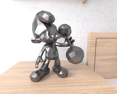 Hefty Smurf Lowpoly
