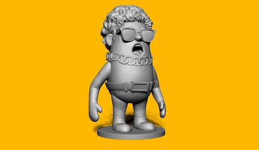 Hip Hop NFT Character 3D print model