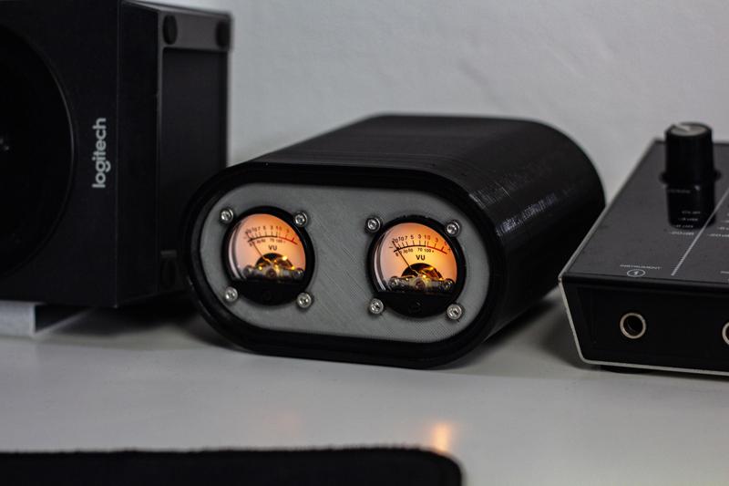 VU meter enclosure