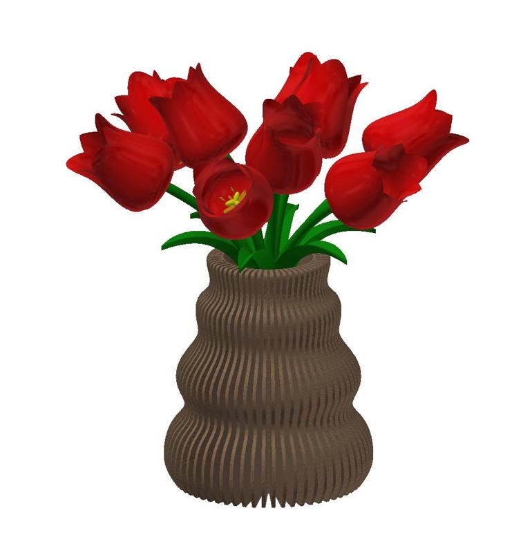 Decorative flower plant vase