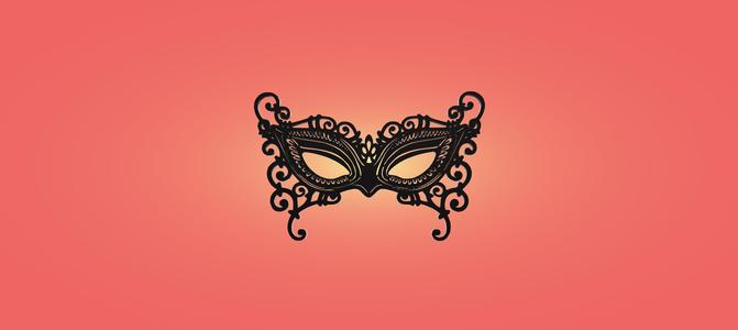 Decorative masquerade masque