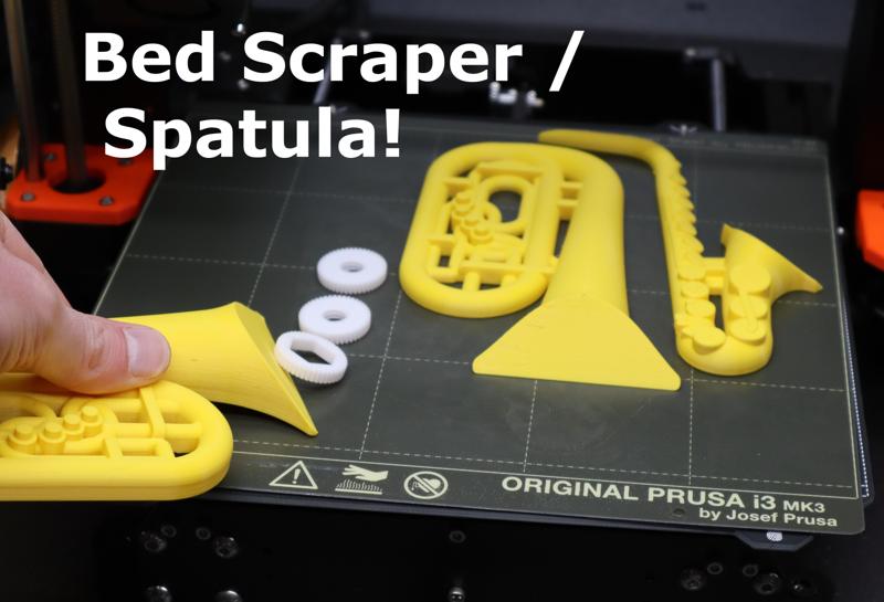 Themed Spatula / Scraper - The Spatuba and The Scrapeophone
