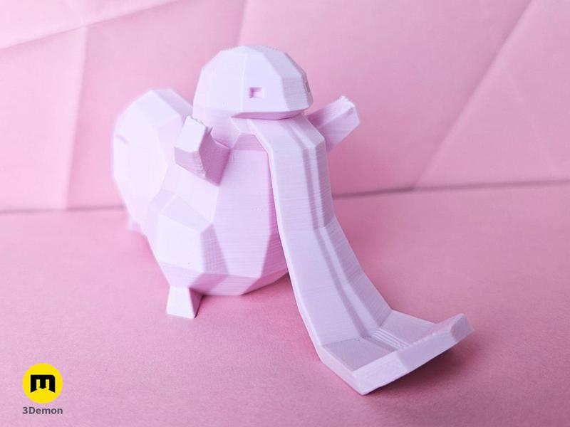 Lickitung Low Poly Pokemon