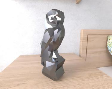 Owl Statue Lowpoly