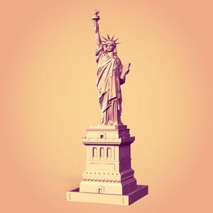 The Statue Of Liberty -- LowPoly - Polygonal Version