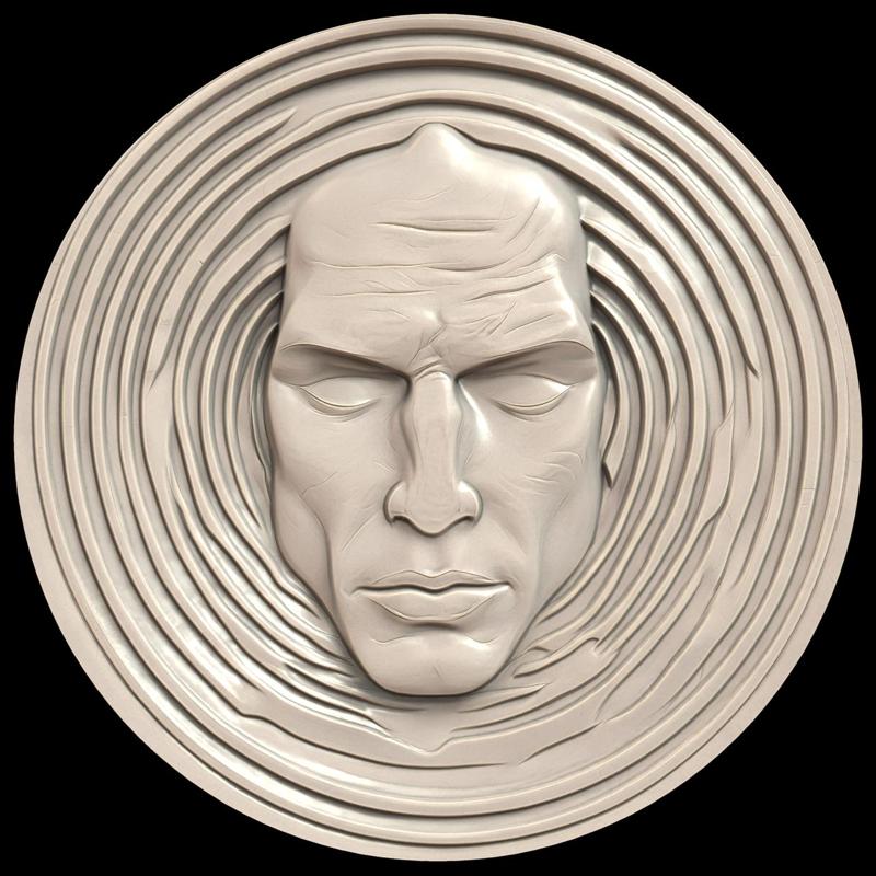 3D Model STL File for CNC Router/Laser & 3D Printer A Man Who Cannot Be Seen by Cameras or Reflected in Mirrors
