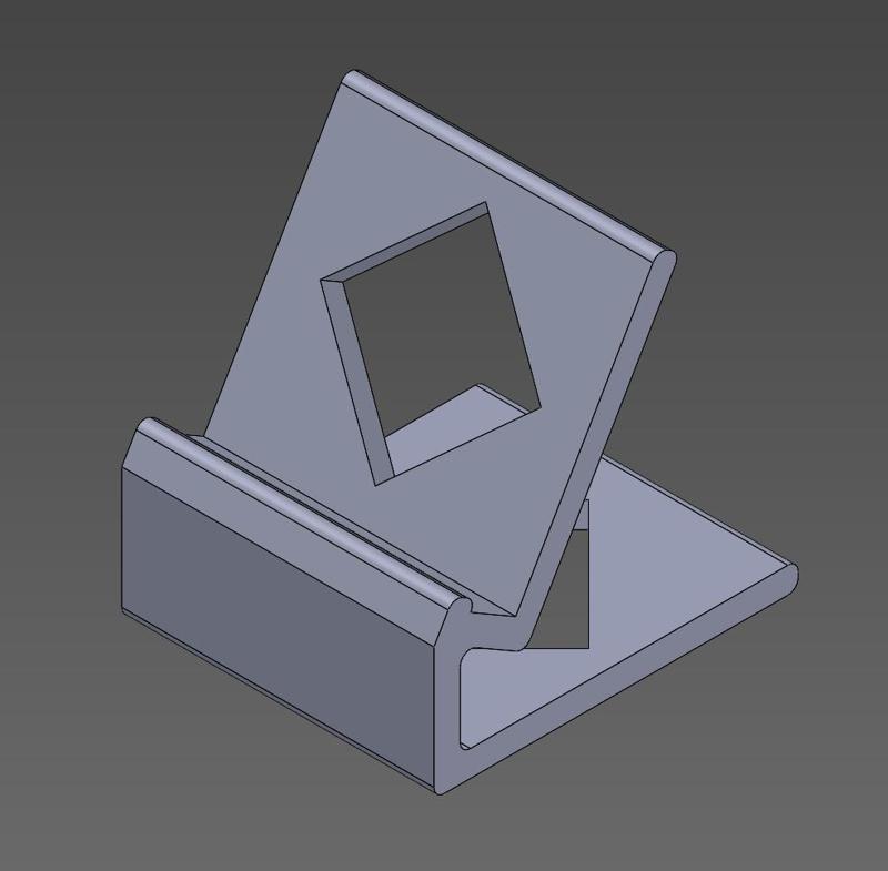 Simple Phone Stand (no supports) V2