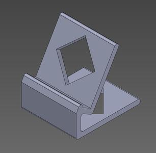 Simple Phone Stand (no supports) V2