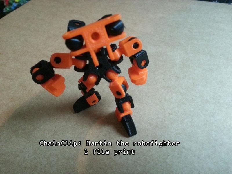 ChainClip. Martin the robofighter