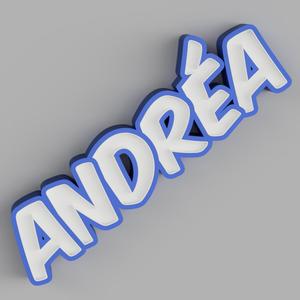 NAMELED ANDRÉA - LED LAMP WITH NAME