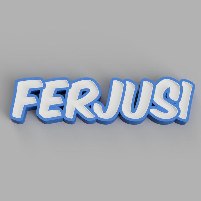 NAMELED FERJUSI- LED LAMP WITH NAME