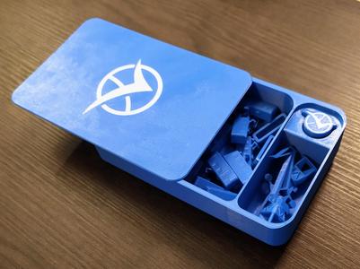 Component boxes and storage solution for Ticket to Ride Gothenburg.