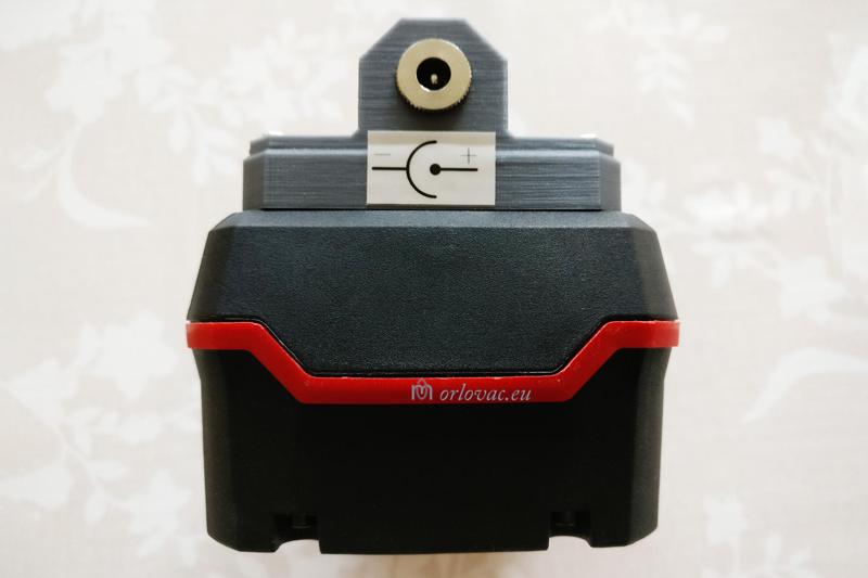 PARKSIDE X20V_Team Battery connector with DC output 5.5*2.1mm connector