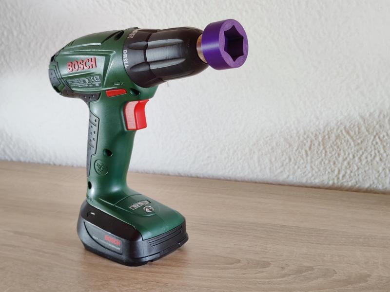 TM6 key powerdrill adapter