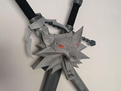 witcher sword holder wallmount