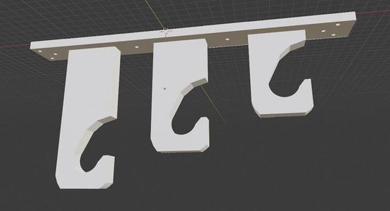 Photo backdrop roll Ceiling mount