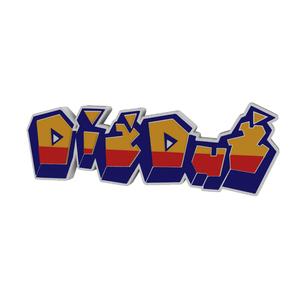3D MULTICOLOR LOGO/SIGN - Dig Dug