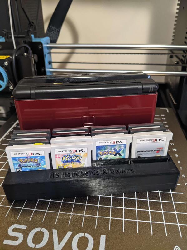 3DS/DS Lite and Game Cartridges Organizer