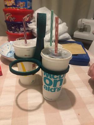 4-way drinks caddy/ carrier (small print factor)