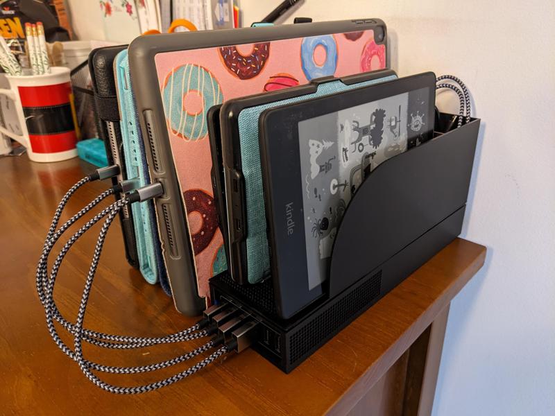 iPad and Kindle Charging Station