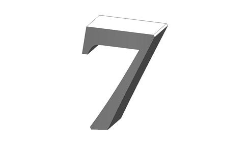 7 Number Adobe Arabic Font Number
