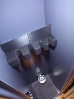 Rifle holder FORMAT GUN SAFE 145-5 and door storage