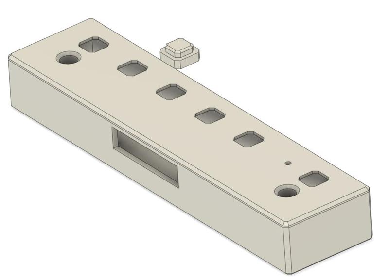 LCD driver buttons case