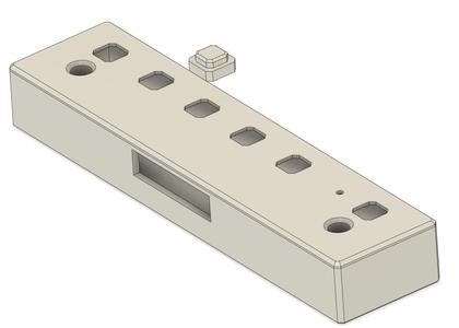 LCD driver buttons case