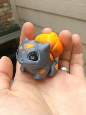 High-Poly Realistic Bulbasaur Multicolor Remix