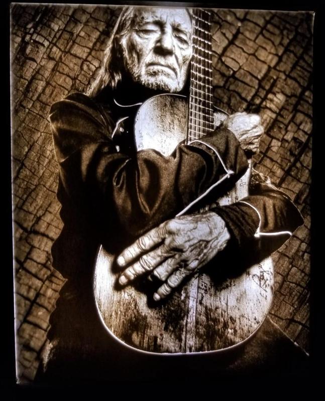 Willie Nelson Lithophane