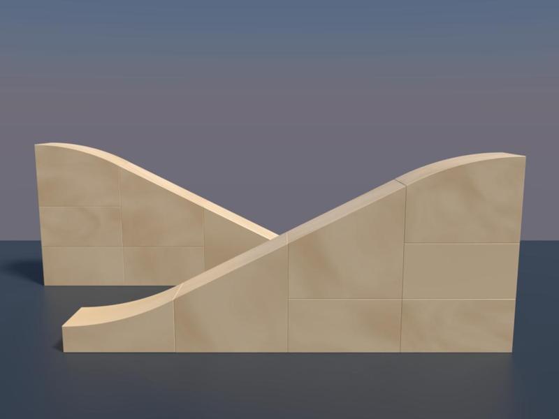 Exin Castillos - Rampas curvas