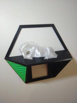 Honeycomb Display Shelf without screws