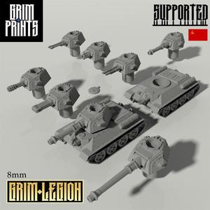 Grim T-34 Battle Tank - 8mm