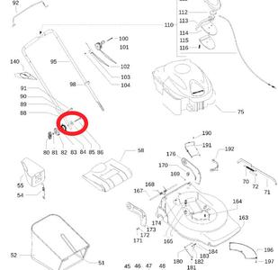 Plate for husqvarna lawnmower (part n° 531211581 )