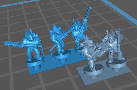 Night Lords Terror troop 6-8mm