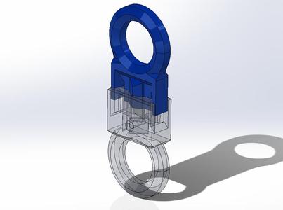 Filament cutter (45 degree guillotine cutter)