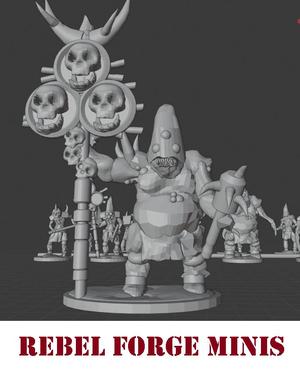 blight cult cultist infantry sprue  6mm /8 mm