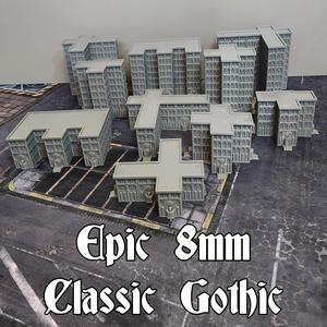 Epic 8mm - Classic Gothic Buildings x 10