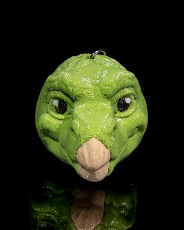 Articulated Steg-o-saurus Keychain