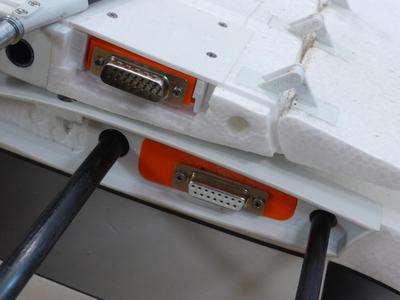 FCXL D-sub wing connector mounting parts