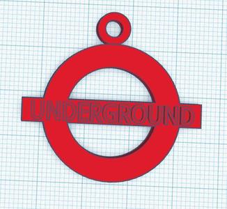 London Underground Keyring