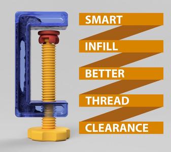 C-Clamp / G-Clamp 01 - 04 (Smart infill, better clearance)