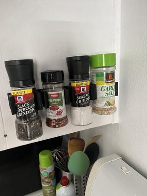 Spice Bottle Holder - Clip In Place