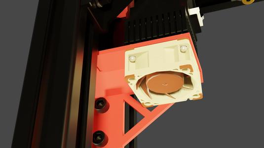 Rat Rig V-Core 3 XY Stepper Cooling Fan Mount