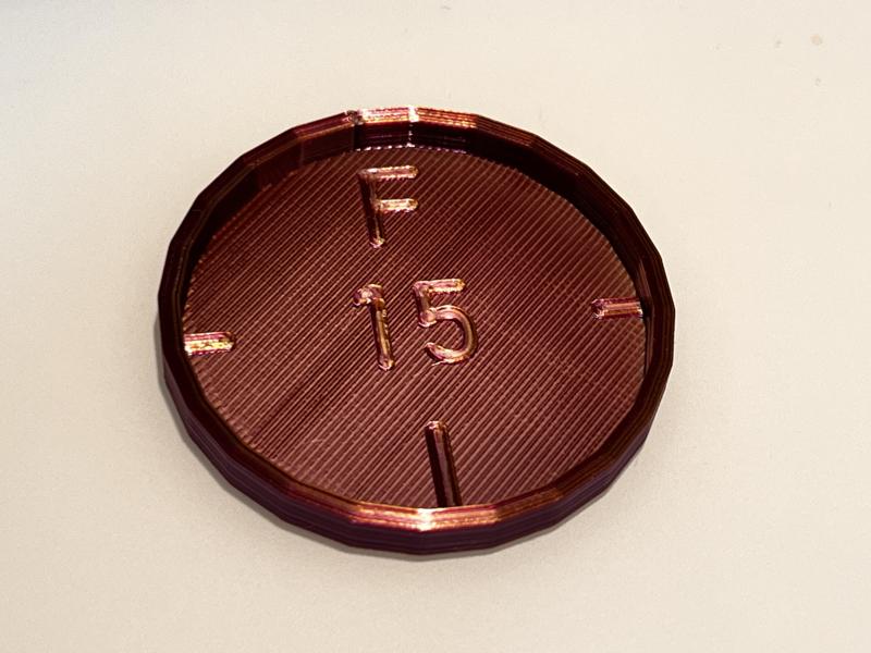 Multi-Colour Filament Orientation Coin