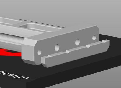 Voron 0.2 spool holder without panel cutout and spacer only