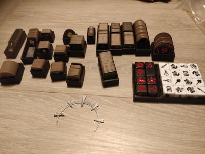 Token boxes for Darkest dungeon board game
