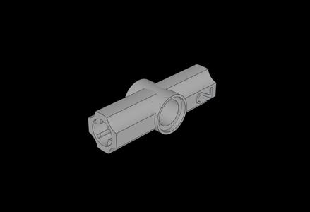 Lego Compatible (32034.dat) Technic Angle Connector #2 (180 degree)