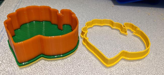Cookie Cutter for Children - chonky turkey