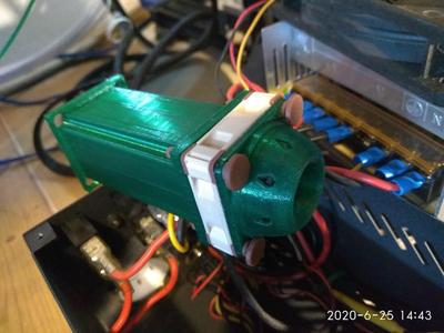 creality cr-10 silence tube for 40mm fan 